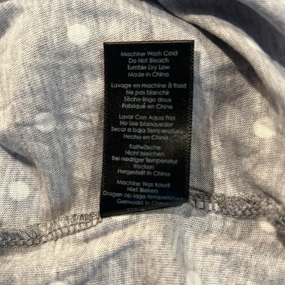 NWT Cozy Zoe Polka Dot Pajama 2-Piece Set in Silver/Gray Size M New w/Tag - Picture 6 of 9